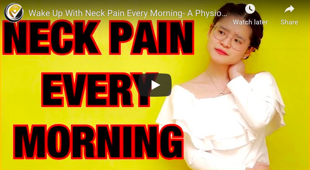 Morning neck stiffness best sale